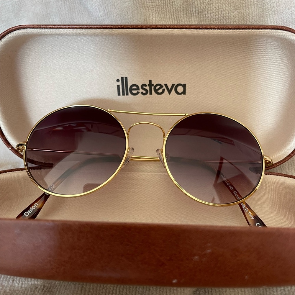 Illesteva round aviator sunglasses
